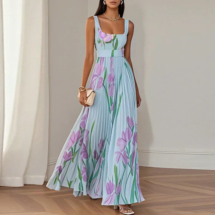 Grace | Floral A-Line Maxi Dress